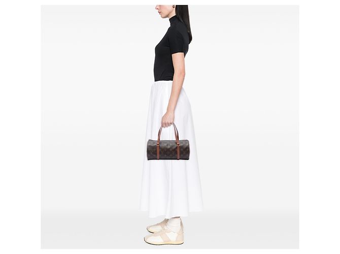 Louis Vuitton Marrone Monogram Papillon 30 - vista 6
