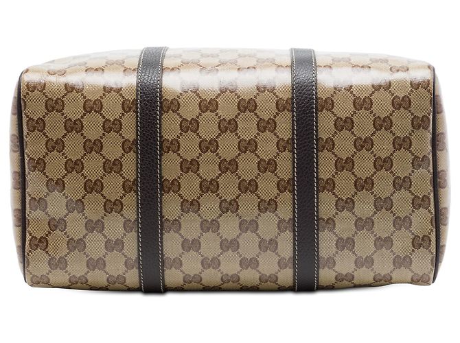Borsa Boston Gucci Beige Medium GG Crystal Joy - vista 3