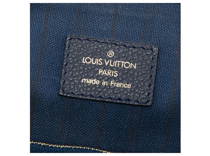 Louis Vuitton Blue Monogram Empreinte Lumineuse PM Blu navy - vista 5