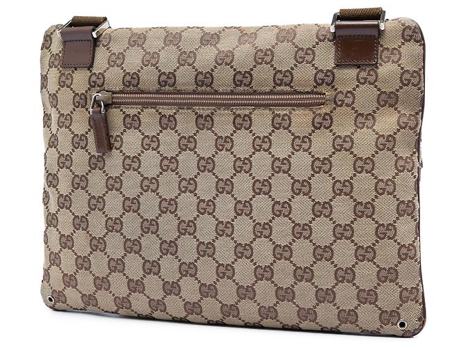 Gucci Beige GG Canvas Crossbody - vista 2