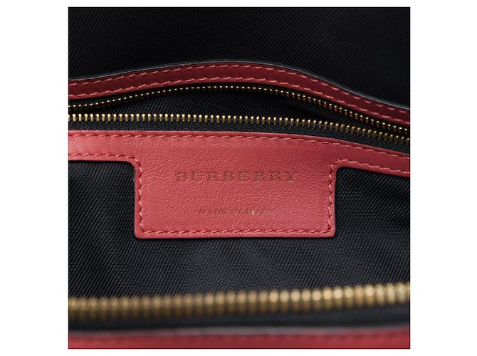 Bolsa bowling Orchard em nylon Burberry Beige Small Haymarket Check Bege - vista 5