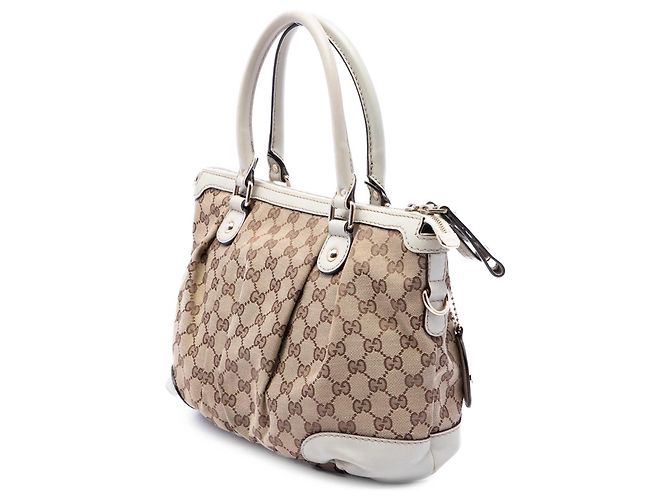 Borsa Sukey in tela GG beige Gucci - vista 2