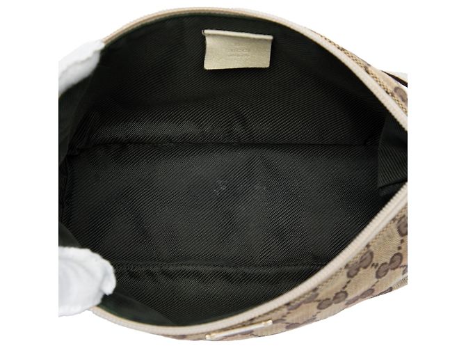 Gucci Beige GG Canvas Boat - vista 4