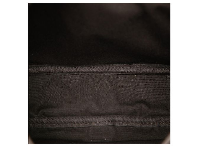 Louis Vuitton Marrone Monogram Mini Lin Saumur 30 Marrone scuro - vista 4