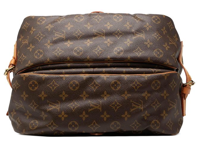 Louis Vuitton Marrom Monogram Saumur 35 - vista 3