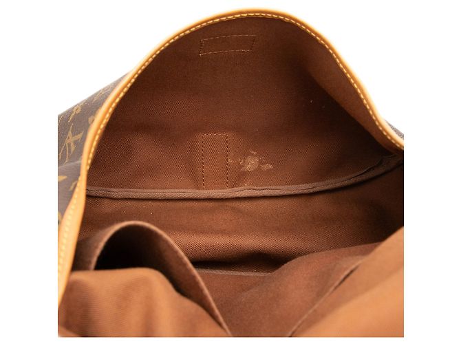 Louis Vuitton Marrom Monogram Saumur 35 - vista 7