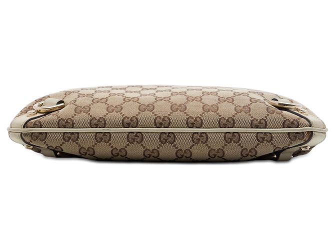 Gucci Beige GG Canvas Abbey D Ring Crossbody - vista 3