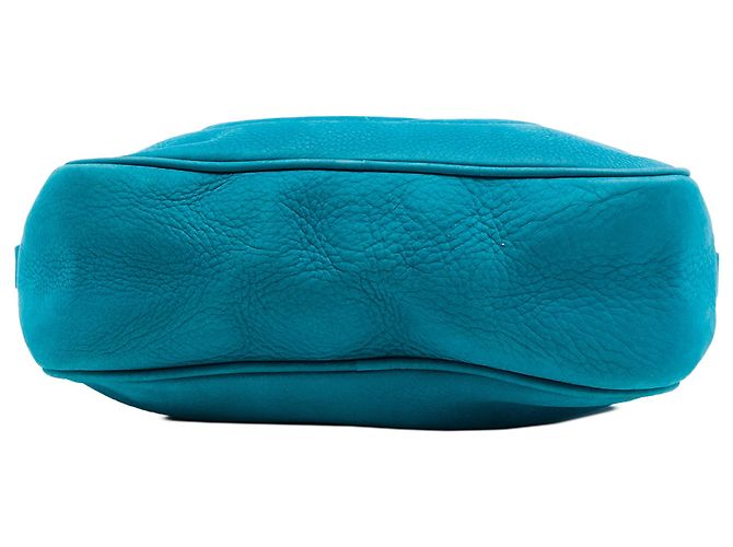 Gucci Blue Nubuck Soho Disco Crossbody - vista 3