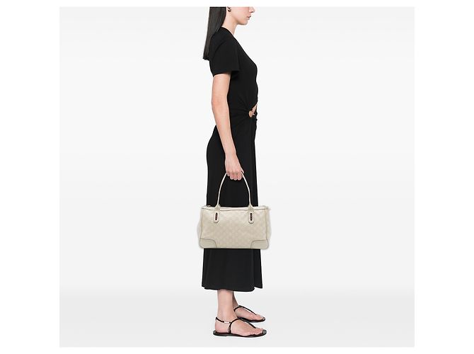 Gucci Beige Guccissima Web Princy Tote - vista 6