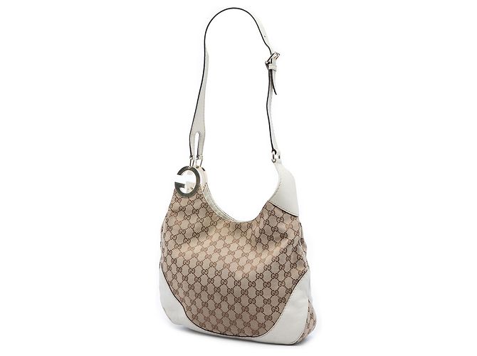 Gucci Beige GG Canvas Charlotte Crossbody - vista 2