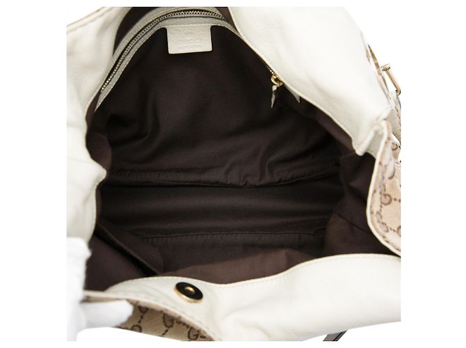 Gucci Beige GG Canvas Charlotte Crossbody - vista 4