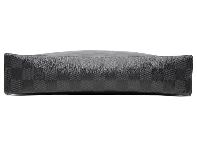 Louis Vuitton Pochette Voyage MM in Damier Graphite nero - vista 3