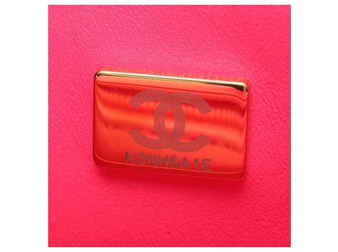 Chanel Mini Rectangular de Tweed Blanco de Solapa Única Crudo - vista 5