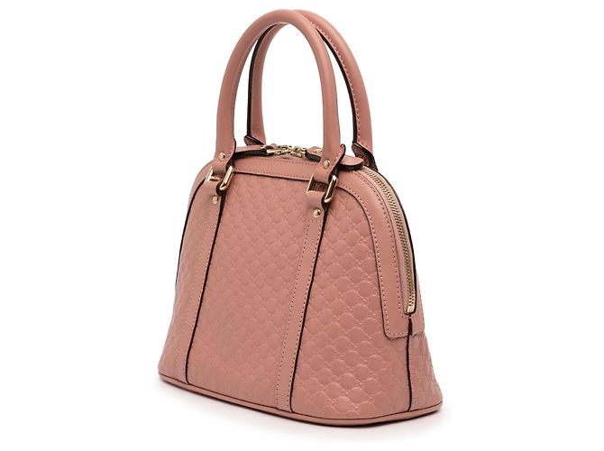 Borsa Gucci Pink Mini Microguccissima Dome Satchel Rosa - vista 2