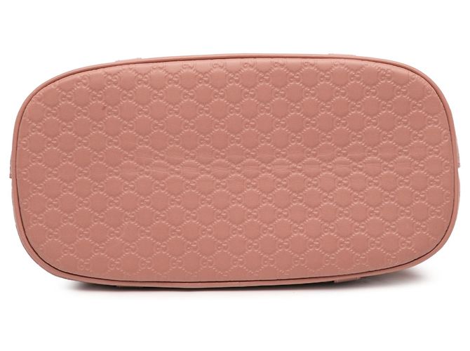 Borsa Gucci Pink Mini Microguccissima Dome Satchel Rosa - vista 3