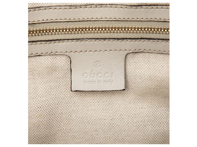 Borsa Gucci White Large Microguccissima Nice Dome Satchel Bianco - vista 5