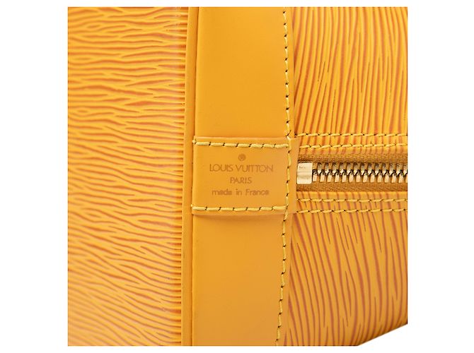 Louis Vuitton Alma PM in Epi giallo - vista 5