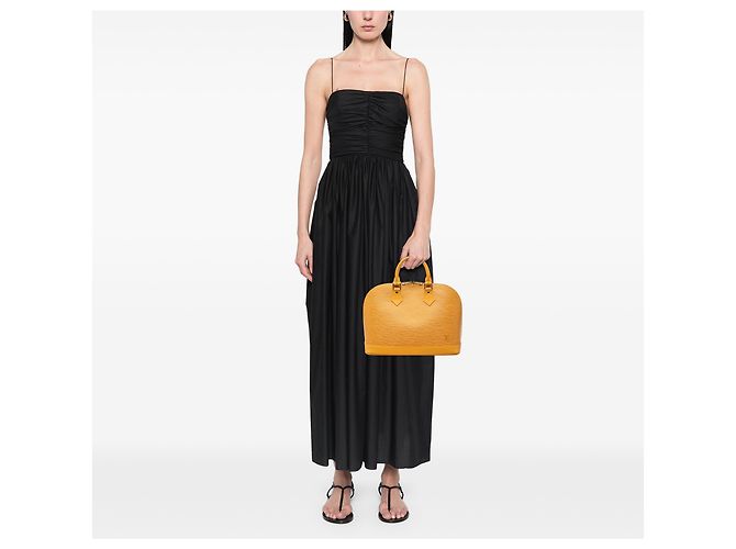 Louis Vuitton Alma PM in Epi giallo - vista 6