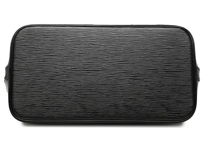 Louis Vuitton Alma PM in pelle Epi nera Nero - vista 3