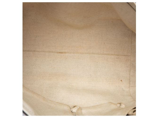 Borsa Bella Flap in tela GG beige di Gucci - vista 4