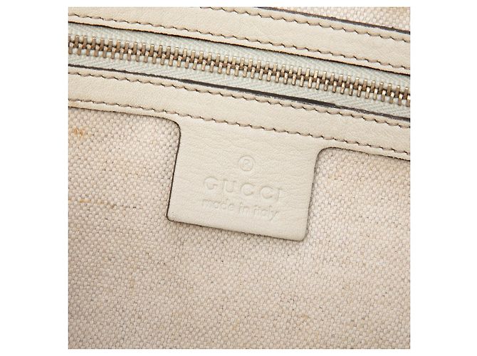 Borsa Bella Flap in tela GG beige di Gucci - vista 5