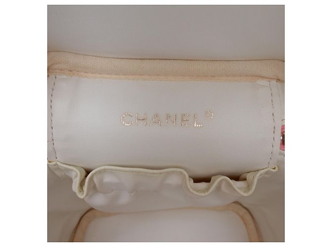 Vanity Beauty case Chanel Pink CC Caviar Rosa - vista 5