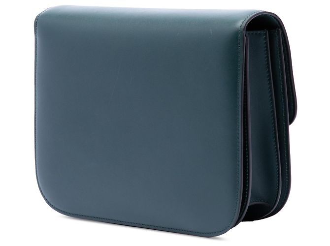 Céline Celine Green Medium Calfskin Classic Box Verde Verde scuro - vista 2