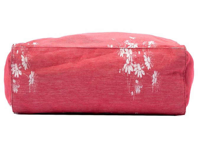Prada Tote aus Canvas mit floralem Print in Pink - Ansicht 3