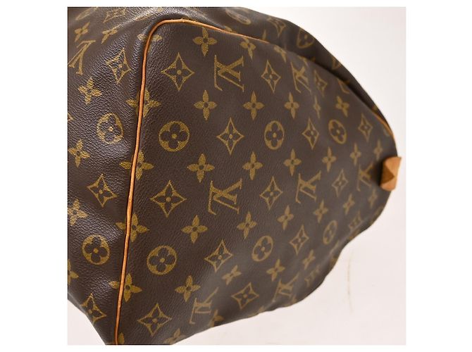 Louis Vuitton Keepall Canvas 50 Marrone - vista 4