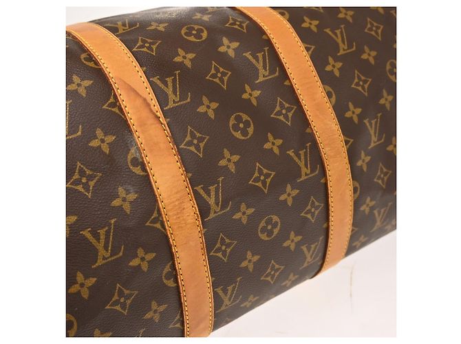 Louis Vuitton Keepall Canvas 50 Marrone - vista 7