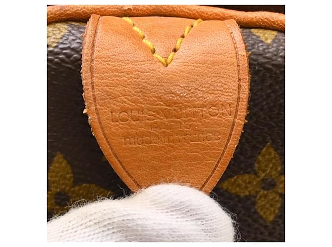 Louis Vuitton Keepall Canvas 55 Marrone - vista 4