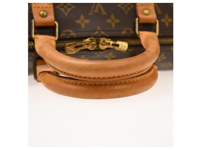 Louis Vuitton Keepall Canvas 55 Marrone - vista 6