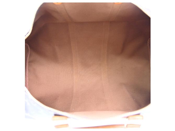 Louis Vuitton Keepall Canvas 55 Marrone - vista 3