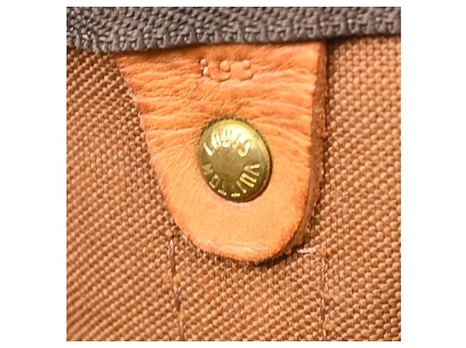 Louis Vuitton Keepall Canvas 55 Marrone - vista 5