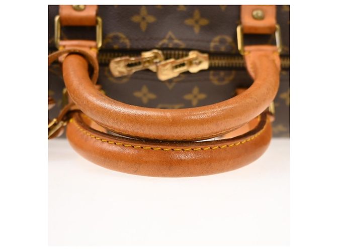 Louis Vuitton Keepall Canvas 55 Marrone - vista 7