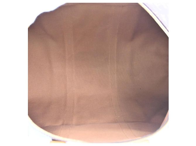 Louis Vuitton Keepall Canvas 50 Marrone - vista 3