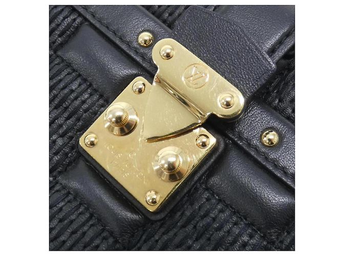 Borsa a tracolla Louis Vuitton Damier Giant Pochette Troca Nero - vista 4