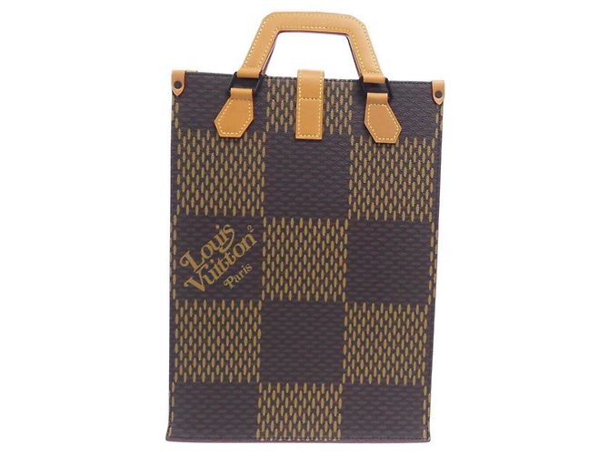Borsa mini tote Louis Vuitton Damier Giant Damier ebene - vista 2