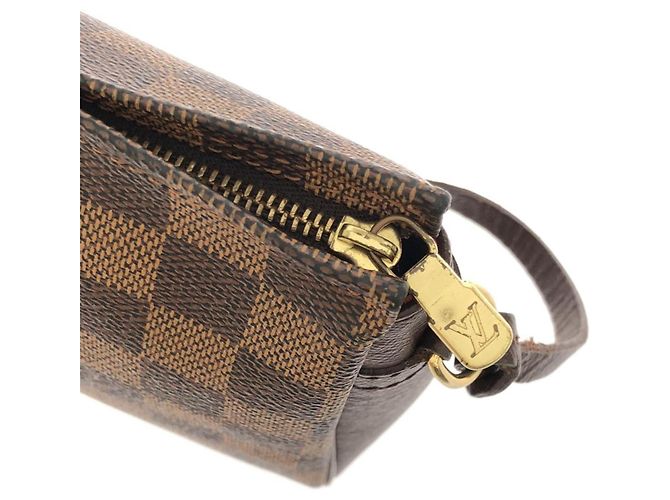 Necessaire de maquiagem Louis Vuitton Damier Trouse Damier ebene - vista 4