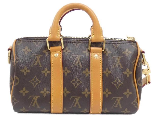 Borsa Boston Louis Vuitton Monogram Archive Keepall Cargo 25 Marrone - vista 2