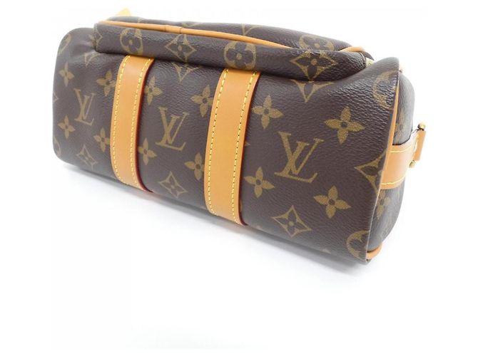 Borsa Boston Louis Vuitton Monogram Archive Keepall Cargo 25 Marrone - vista 3