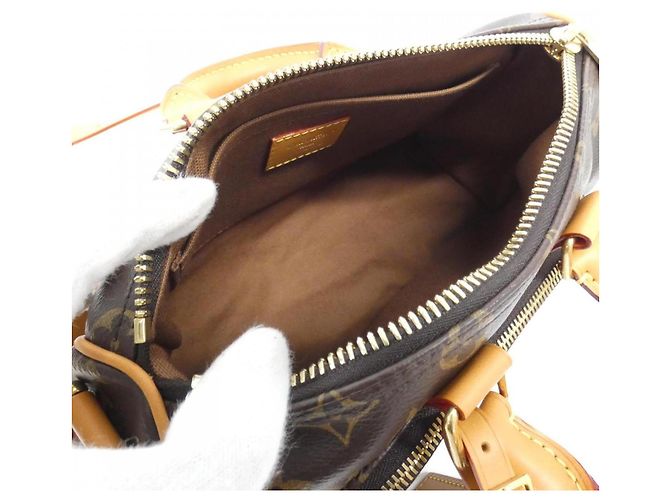 Borsa Boston Louis Vuitton Monogram Archive Keepall Cargo 25 Marrone - vista 6
