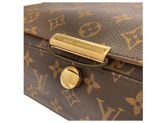 Borsa a Spalla Louis Vuitton Monogram Abbesses M45257 Marrone - vista 4