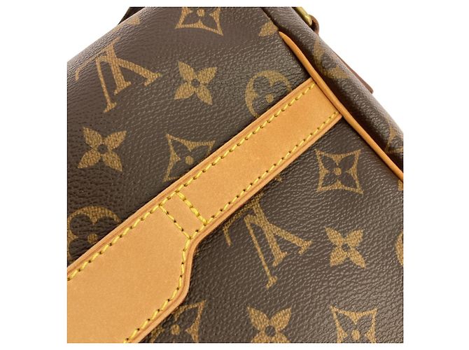 Borsa a Spalla Louis Vuitton Monogram Abbesses M45257 Marrone - vista 6