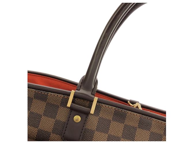 Borsa Louis Vuitton Damier Manosque GM Damier ebene - vista 6
