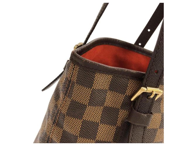Borsa a tracolla Louis Vuitton Damier Mare Damier ebene - vista 4