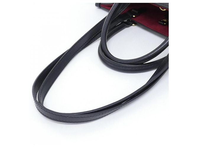 Borsa Louis Vuitton Bicolor Monogram Empreinte OnTheGo MM Nero Beige - vista 4