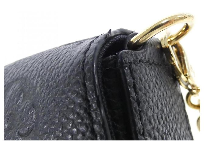 Pochette Félicie Pochette Felicie Monogram Empreinte Louis Vuitton M64064 Borsa a Spalla Nero - vista 4