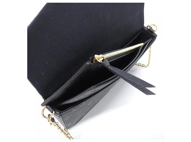 Pochette Félicie Pochette Felicie Monogram Empreinte Louis Vuitton M64064 Borsa a Spalla Nero - vista 6