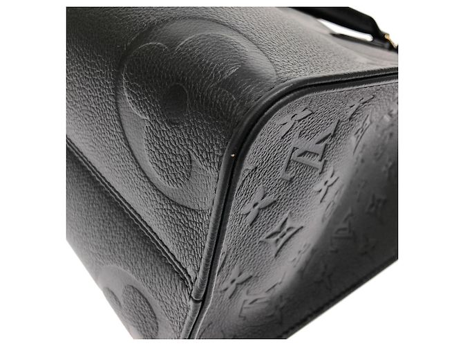 Borsa Louis Vuitton Monogram Empreinte OnTheGo MM Nero - vista 2